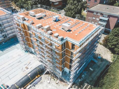 Haus 4 bereit für Balkone